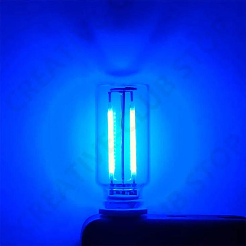 Car USB Night Light Touch Dimmable LED Filament Lamp Portable Lighting Plug and Play Decorative Atmosphere Light for Car Bedroom