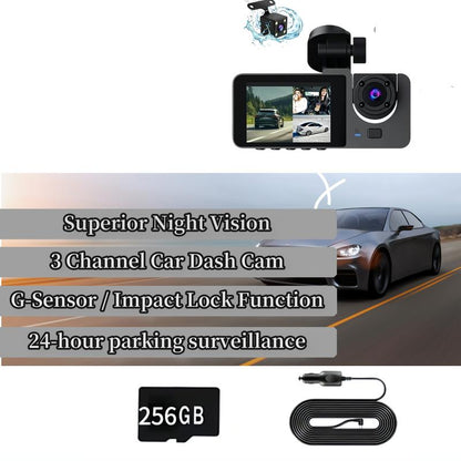LASATE Multi-Channel Dash Cam 1080P Car Camera, Front Dash Camera for Cars, Mini Twistex Dashcams for Cars with Night Vision, Recording with 64/128/256GB