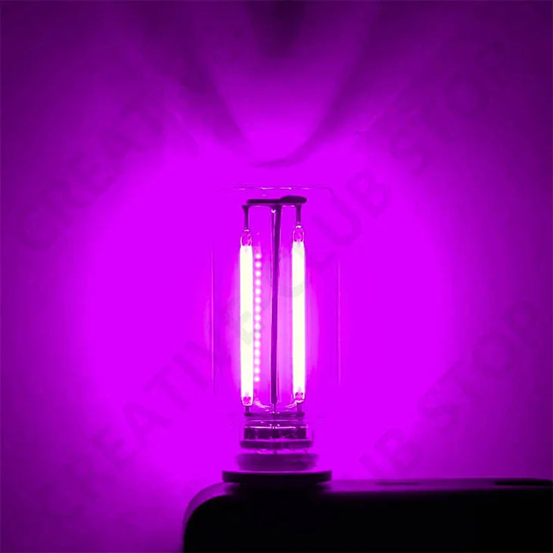 Car USB Night Light Touch Dimmable LED Filament Lamp Portable Lighting Plug and Play Decorative Atmosphere Light for Car Bedroom